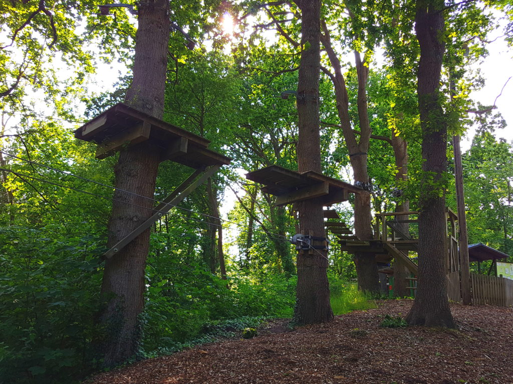 Baumseilpfad und Hochseilgarten in der Wingst