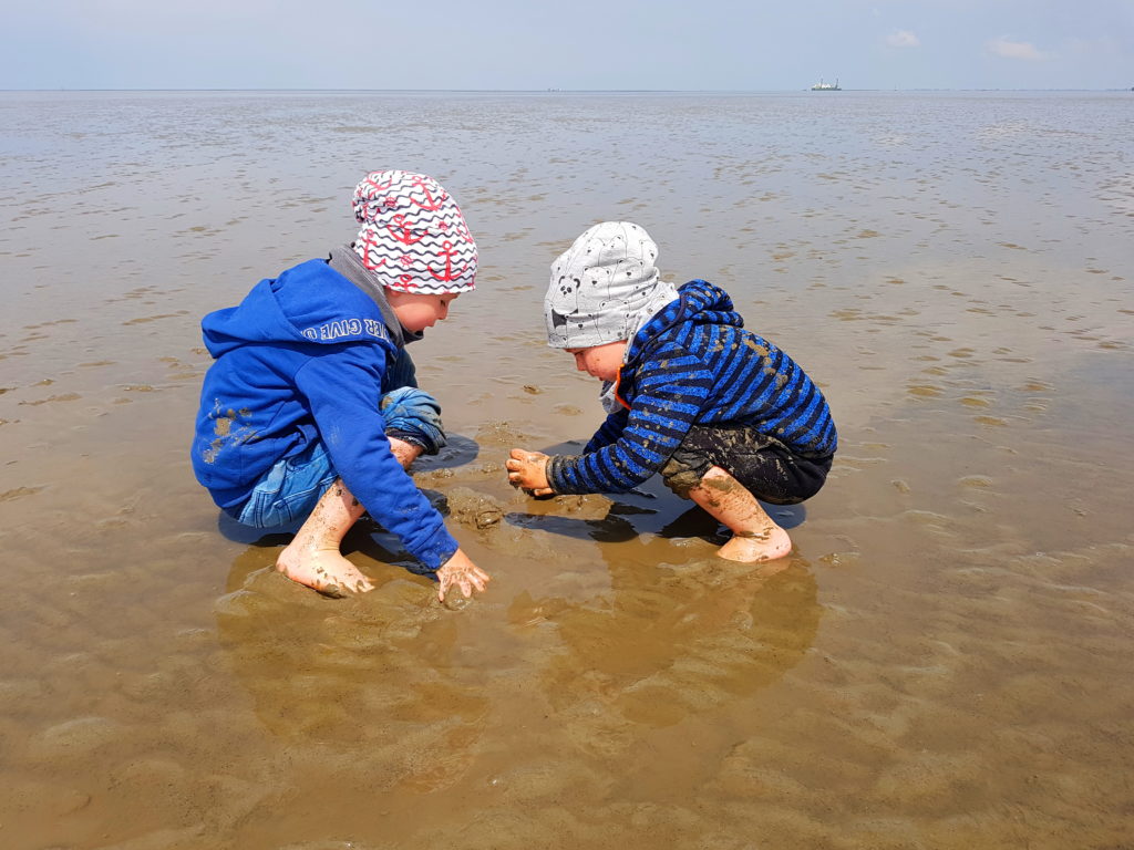 Die Jungs im Watt im Nordseebad Otterndorf