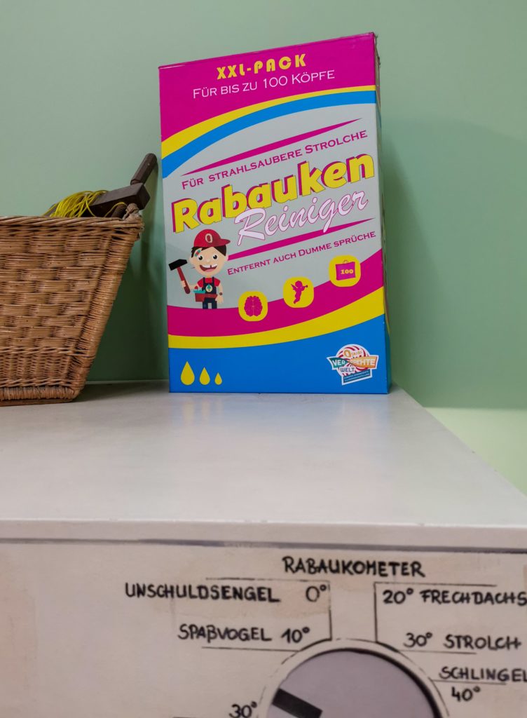 Illusionswelt Oskarhausen Waschmittelbox "Rabauken-Reiniger"