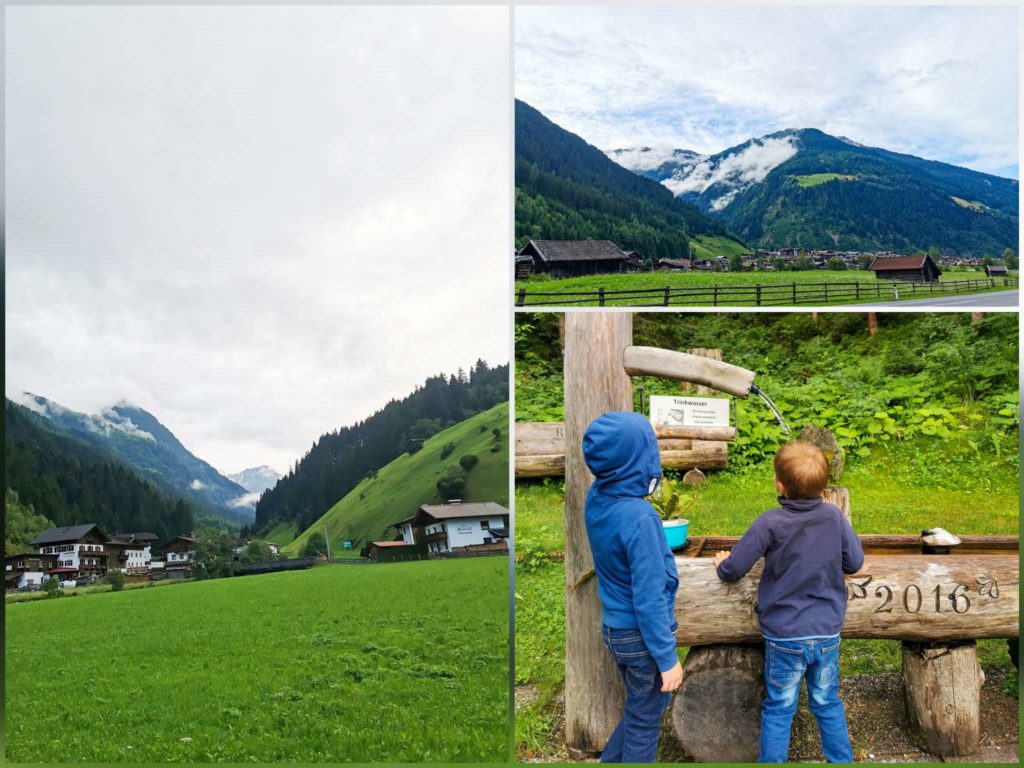 Unterwegs in Österreich nach dem Italienurlaub, Zwischenstopp mit Kindern
