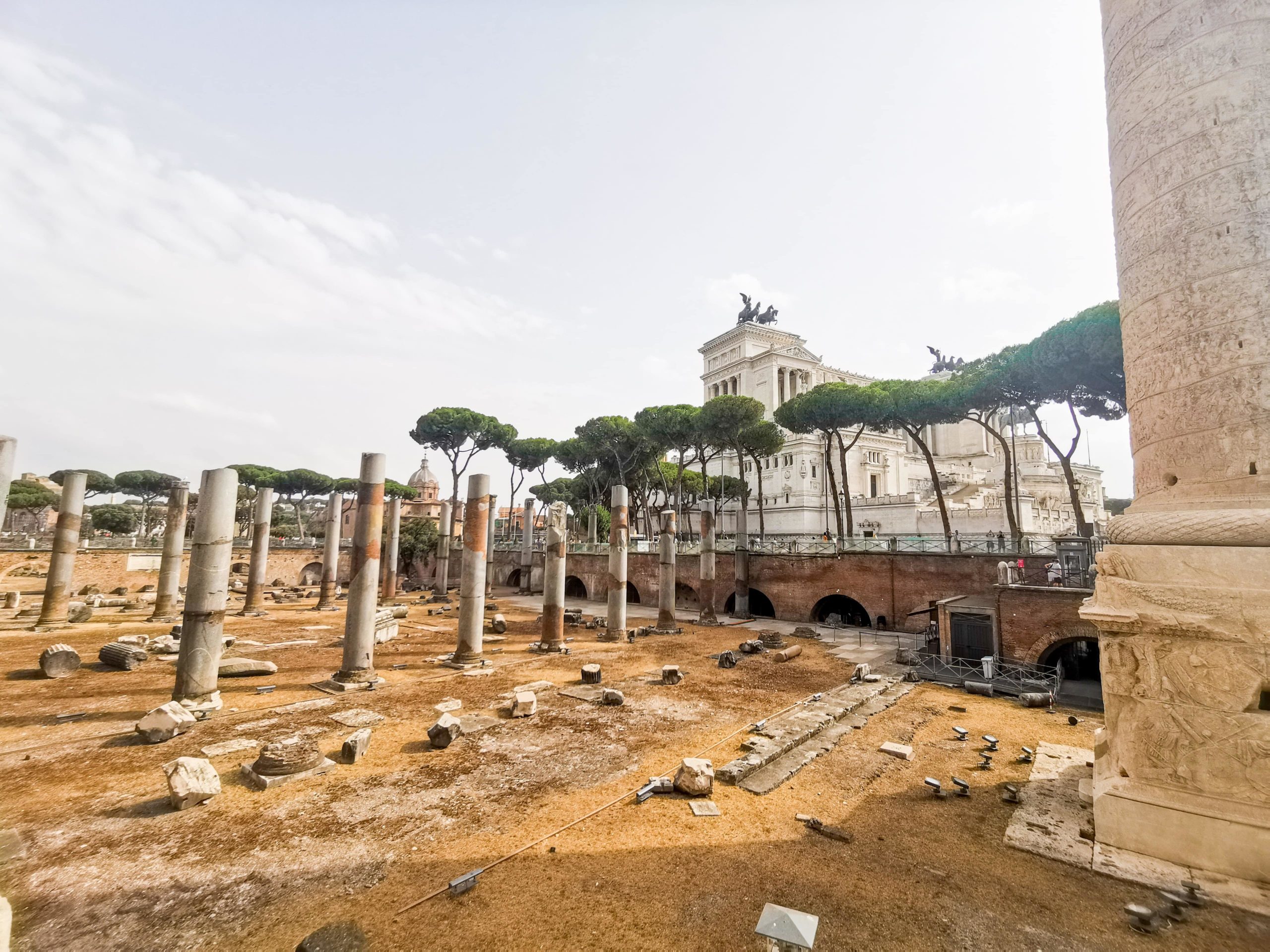 antike Ruinen in der Hauptstadt Italiens