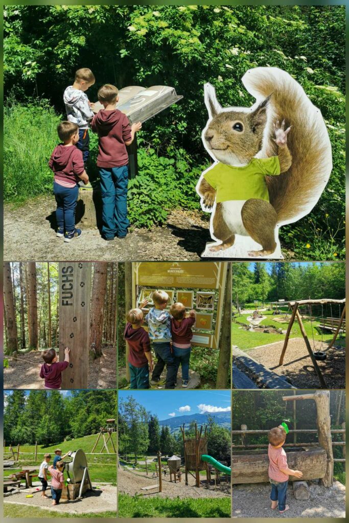 Kinderwanderweg im Zillertal in Fügen "Putzi sucht die Wundernuss"
